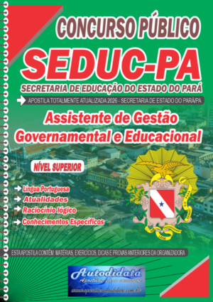 Apostila Concurso SEDUC - PA 2026 Assistente de Gestão Governamental e Educacional