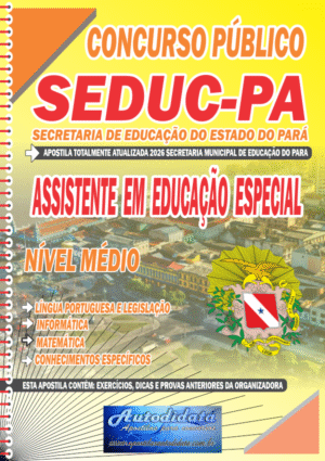 Apostila Concurso SEDUC - PA 2026 Assistente em Educação Especial