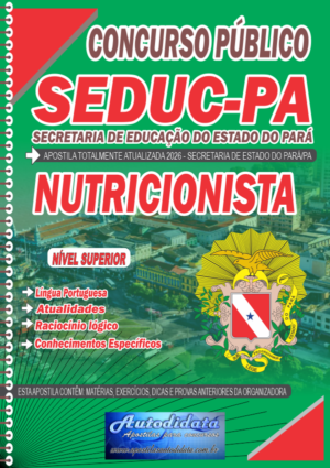 Apostila Concurso SEDUC - PA 2026 Nutricionista