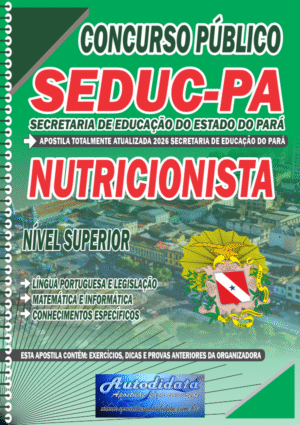 Apostila Concurso SEDUC - PA 2026 Nutricionista