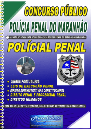 Apostila Concurso SEAP MA 2026 Inspetor Polícia Penal