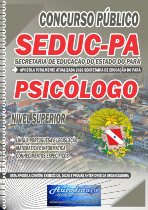 Apostila Concurso SEDUC - PA 2026 Psicólogo