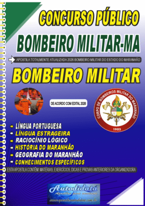 Apostila concurso Bombeiro Militar do Maranhão CBM/MA 2026 - Praça Combatente