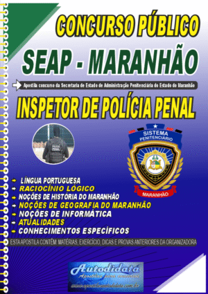 Apostila  concurso da SEAP MA 2026 – Inspetor de Polícia Penal