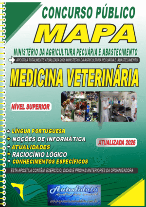 Apostila concurso do MAPA Ministério da Agricultura 2026 - Medicina Veterinária