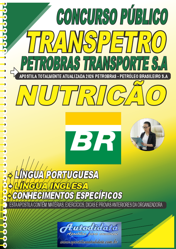 Apostila concurso Petrobras Transpetro Transporte 2026 Nutrição