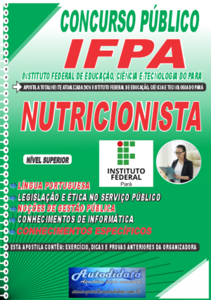 Apostila concurso IFPA 2026 Nutricionista