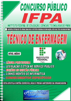 Apostila concurso IFPA 2026 Técnico em Enfermagem