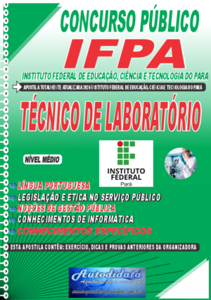 Apostila concurso IFPA 2026 Técnico de Laboratório