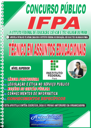 Apostila concurso IFPA 2026 Técnico em Assuntos Educacionais